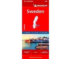 KNYGA Bookshop Sweden - Michelin National Map 753