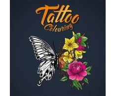 KNYGA Bookshop Tattoo Colouring