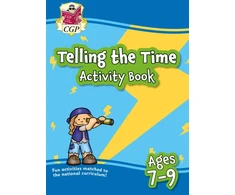 KNYGA Bookshop Telling the Time Activity Book for Ages 7-9