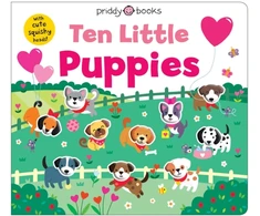 KNYGA Bookshop Books Priddy Ten Little Puppies: With cute squishy heads