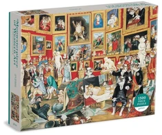 Dėlionė Bookshop Tribuna of the Uffizi Meowsterpiece of Western Art 1500 Piece Puzzle