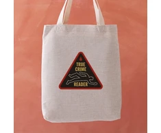 KNYGA Bookshop True Crime Reader Tote Bag