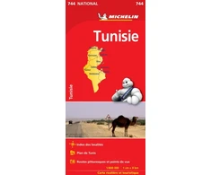KNYGA Bookshop Tunisia - Michelin National Map 744