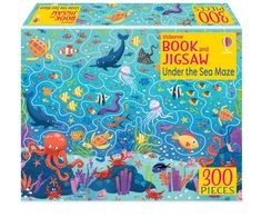 KNYGA Bookshop Usborne Book and Jigsaw Under the Sea Maze