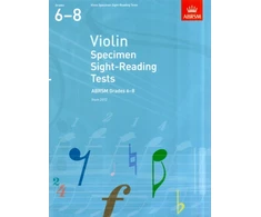 KNYGA Bookshop Violin Specimen Sight-Reading Tests, ABRSM Grades 6-8