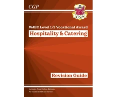 KNYGA Bookshop WJEC Level 1/2 Vocational Award in Hospitality &amp; Catering: Revision Guide (with Online Edition)