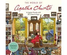 KNYGA Bookshop World of Agatha Christie: 1000-piece Jigsaw: 1000-piece jigsaw with 90 clues to spot: The perfect family gift for fans of Agatha Christie