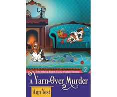 KNYGA Bookshop Yarn-Over Murder (The Bait &amp; Stitch Cozy Mystery Series, Book 2)