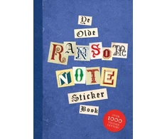 KNYGA Bookshop Ye Olde Ransom Note Sticker Book