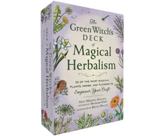KNYGA Bookshop Žalias Witch's Deck of Magical Herbalism