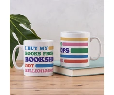 KNYGA Bookshops Not Billionaires Mug