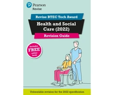 KNYGA Brenda Baker Pearson REVISE BTEC 2022 Tech Award Health and Social Care Revision Guide inc online edition - for 2026, 2027 exams