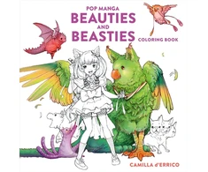 KNYGA Camilla Derrico Pop Manga Beauties and Beasties Coloring Book