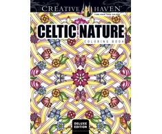 KNYGA Cari Buziak Creative Haven Deluxe Edition Celtic Nature Designs Coloring Book