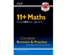 KNYGA Cgp Books 11+ CEM Maths Complete Revision and Practice - Ages 10-11 (with Online Edition)