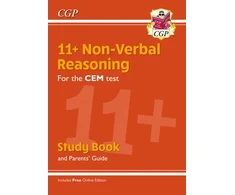 KNYGA Cgp Books 11+ CEM Non-Verbal Reasoning Study Book (with Parents’ Guide &amp; Online Edition)