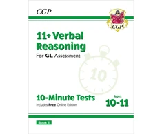KNYGA Cgp Books 11+ GL 10-Minute Tests: Verbal Reasoning - Ages 10-11 Book 1 (with Online Edition)