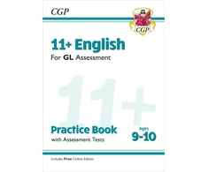 KNYGA Cgp Books 11+ GL English Practice Book &amp; Assessment Tests - Ages 9-10 (with Online Edition)