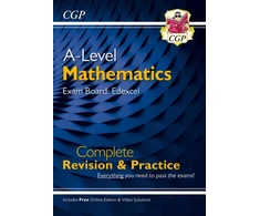 KNYGA Cgp Books A-Level Maths Edexcel Complete Revision &amp; Practice (with Online Edition &amp; Video Solutions)