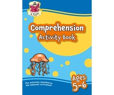 KNYGA Cgp Books English Comprehension Activity Book for Ages 5-6 (Year 1)