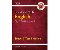 KNYGA Cgp Books Functional Skills English: City &amp; Guilds Level 1 - Study &amp; Test Practice