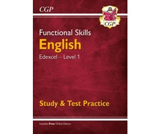 KNYGA Cgp Books Functional Skills English: Edexcel Level 1 - Study &amp; Test Practice