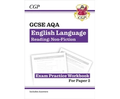 KNYGA Cgp Books GCSE English Language AQA Reading Non-Fiction Exam Practice Workbook (Paper 2) - inc. Answers