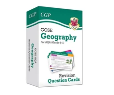 KNYGA Cgp Books GCSE Geography AQA Revision Question Cards