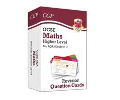 KNYGA Cgp Books GCSE Maths AQA Revision Question Cards - Higher