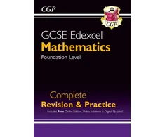 KNYGA Cgp Books GCSE Maths Edexcel Complete Revision &amp; Practice: Foundation inc Online Ed, Videos &amp; Quizzes