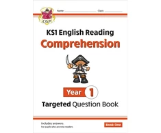 KNYGA Cgp Books KS1 English Year 1 Reading Comprehension Targeted Question Book - Book 1 (with Answers)