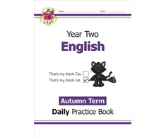 KNYGA Cgp Books KS1 English Year 2 Daily Practice Book: Autumn Term
