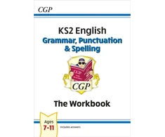 KNYGA Cgp Books KS2 English: Grammar, Punctuation and Spelling Workbook - Ages 7-11