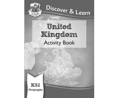KNYGA Cgp Books KS2 Geography Discover &amp; Learn: United Kingdom Activity Book