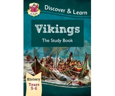 KNYGA Cgp Books KS2 History Discover &amp; Learn: Vikings Study Book (Years 5 &amp; 6)