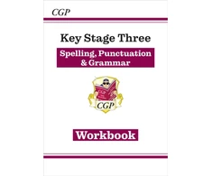 KNYGA Cgp Books KS3 Spelling, Punctuation &amp; Grammar Workbook (answers sold separately)