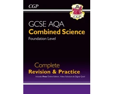KNYGA Cgp Books New GCSE Combined Science AQA Foundation Complete Revision &amp; Practice with CGP RevisionHub