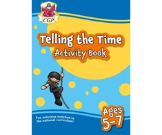 KNYGA Cgp Books Telling the Time Activity Book for Ages 5-7