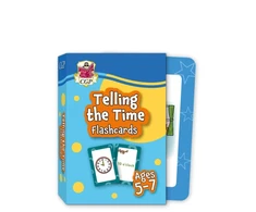 KNYGA Cgp Books Telling the Time Flashcards for Ages 5-7