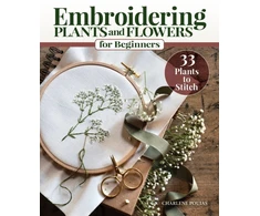 KNYGA Charlene Pourias Embroidering Plants and Flowers for Beginners