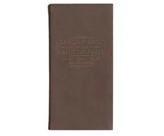 KNYGA Charles Spurgeon Chequebook of the Bank of Faith - Burgundy