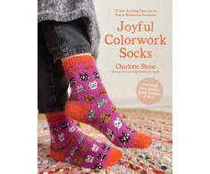 KNYGA Charlotte Stone Joyful Colorwork Socks