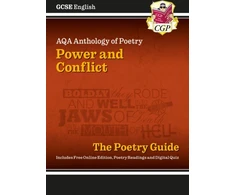 KNYGA Claire Boulter GCSE English AQA Poetry Guide - Power &amp; Conflict Anthology inc. Online Edition, Audio &amp; Quizzes