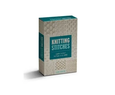 KNYGA Claire Crompton Knitting Stitches Card Deck, Learn to Knit Texture in 52 Cards