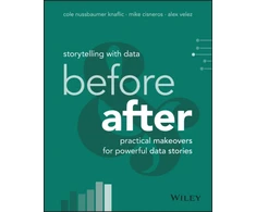 KNYGA Cole Nussbaumer Knaflic Storytelling with Data, Before and After - Practical Makeovers for Powerful Data Stories