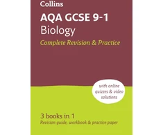 KNYGA Collins Collins Gcse Collins Gcse AQA GCSE 9-1 Biology All-in-One Complete Revision and Practice: Ideal for the 2026 and 2027 Exams Includes Online Edition, Quizzes and Video Solutions