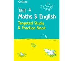 KNYGA Collins Collins Ks2 Year 4 Maths and English KS2 Targeted Study &amp; Practice Book, Ideal for Use at Home
