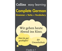 KNYGA Collins Dictionaries Easy Learning German Complete Grammar, Verbs and Vocabulary (3 books in 1)