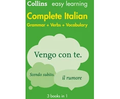 KNYGA Collins Dictionaries Easy Learning Italian Complete Grammar, Verbs and Vocabulary (3 books in 1)