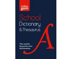 KNYGA Collins Dictionaries Gem School Dictionary and Thesaurus, Trusted Support for Learning, in a Mini-Format